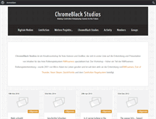 Tablet Screenshot of chromeblack.com